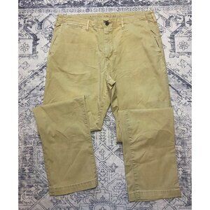 American Eagle Next Level Flex Original Straight Khaki Pants 36x34 Mens Chino